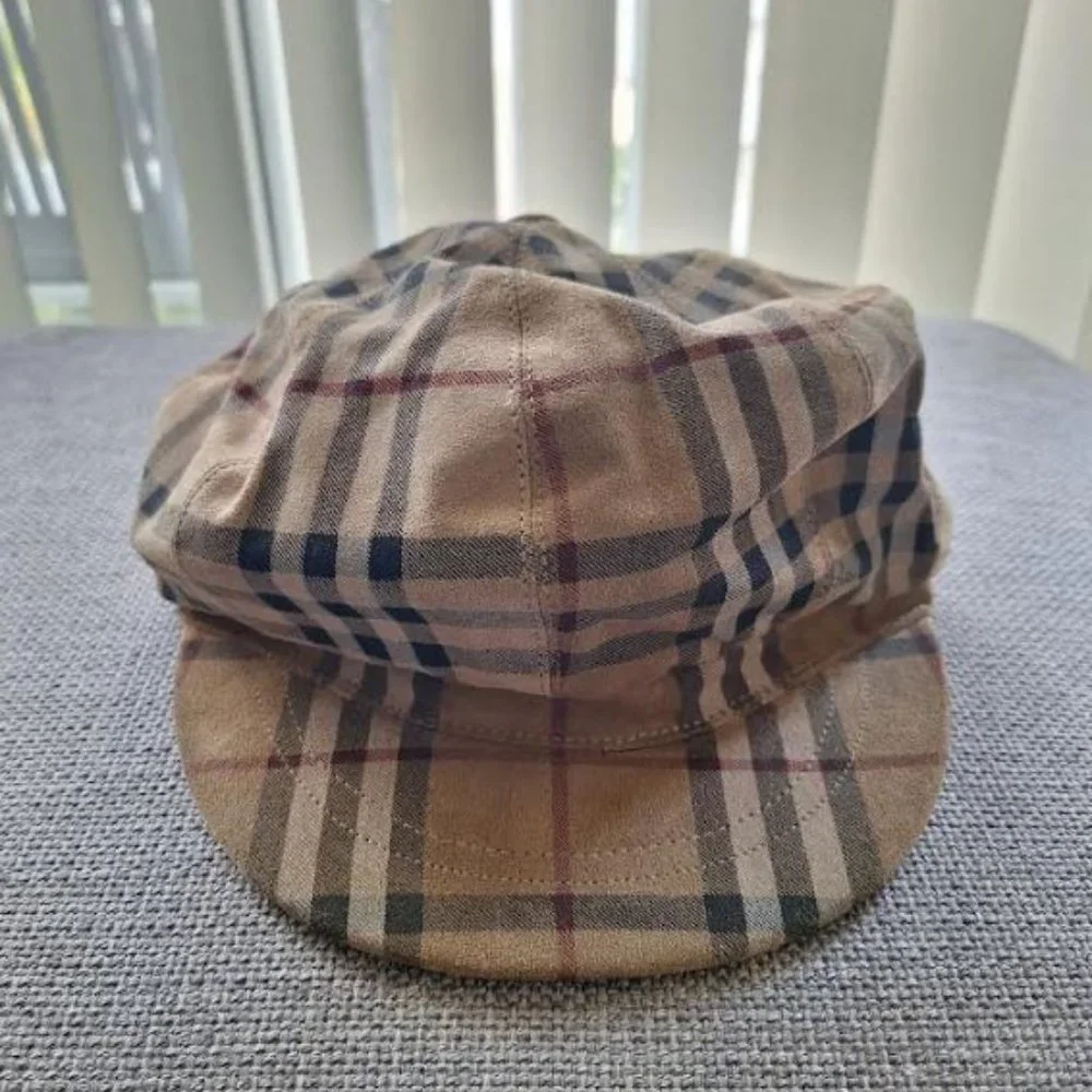 Burberry Vintage Suede Newsboy cap - Size S - Picture 2 of 9